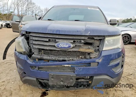 2016 Ford Explorer Police Interceptor from USA, damaged, VIN 1FM5K8AR4GGA63174